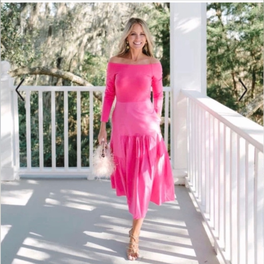 NWT, never worn Tuckernuck Pink Camellia Marissa dress